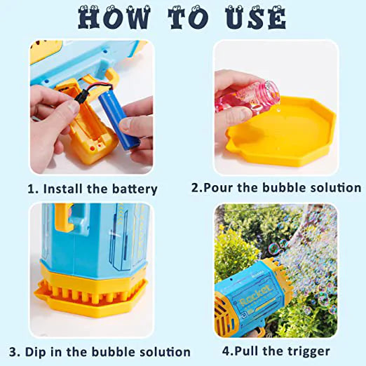 Rocket Launcher Bubble Gun - Everything for Everyone