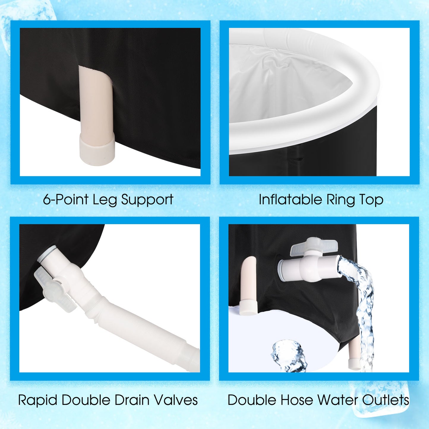 Recovery Ice Tub Foldable Bath - Everything for Everyone