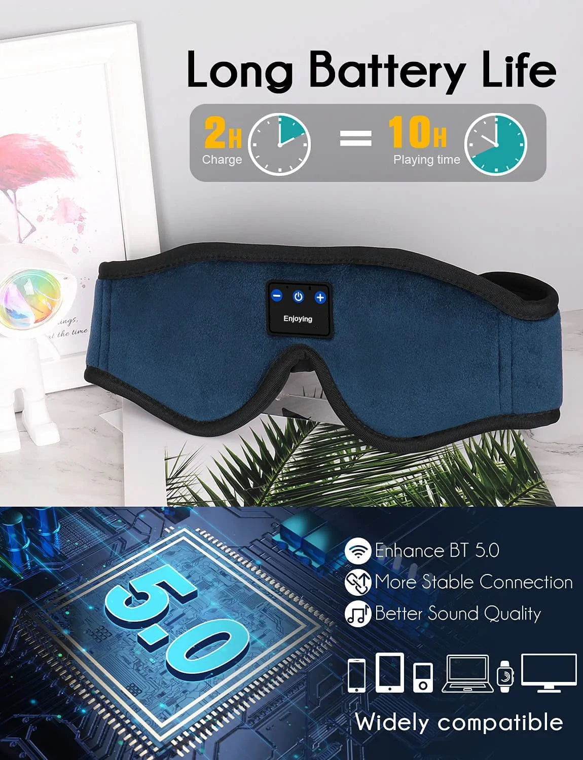 Sleep Eye Mask Headphones - Everything for Everyone