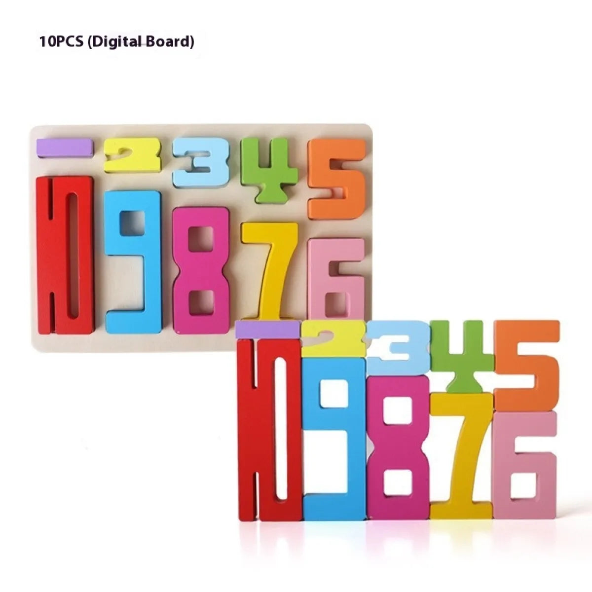 Wooden Number Blocks Set - Everything for Everyone