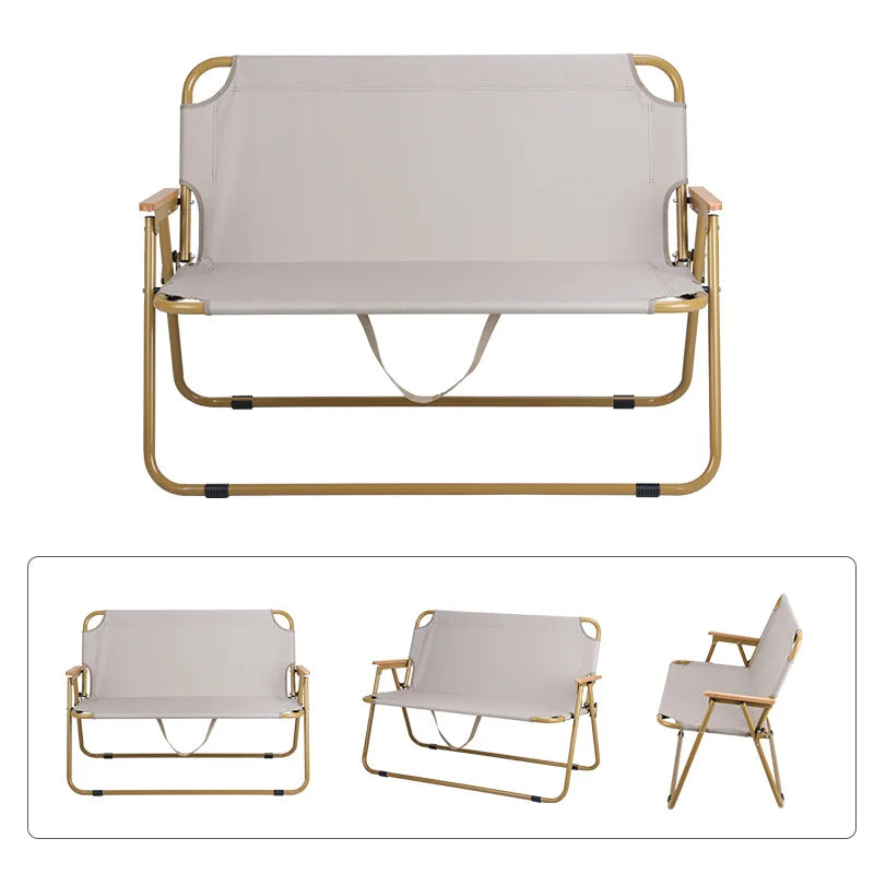 2 PERSON Outdoor Bench Portable Chair - Everything for Everyone