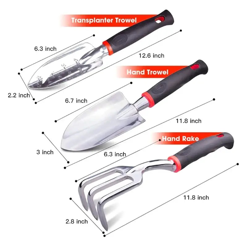 Garden Tool Set 3 Pack - Everything for Everyone