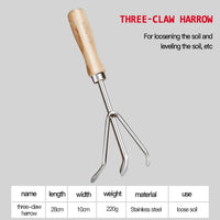 Horticultural Tools Three Piece Set for Household Gardening - Everything for Everyone