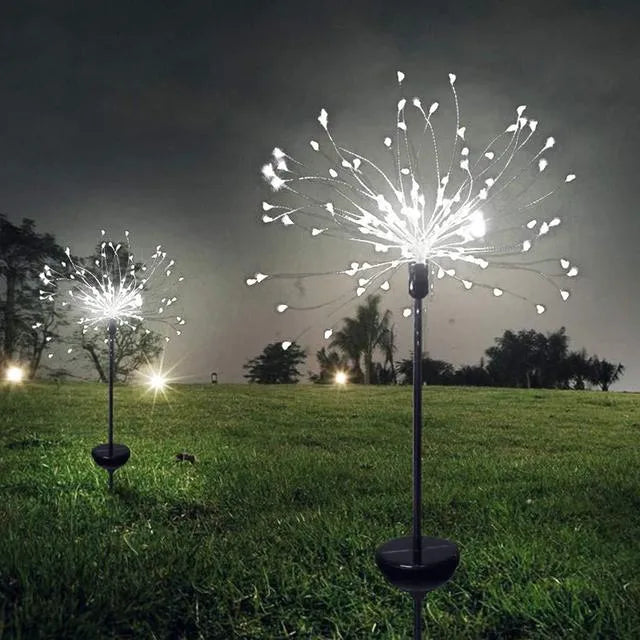 Solar Fireworks Lamp Outdoor Grass Globe Light - Everything for Everyone