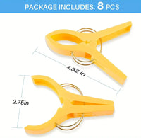 Beach Towel Clips & Chair Holders - 4/8pcs Set - Everything for Everyone