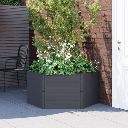 vidaXL Garden Planter Anthracite PP - Everything for Everyone