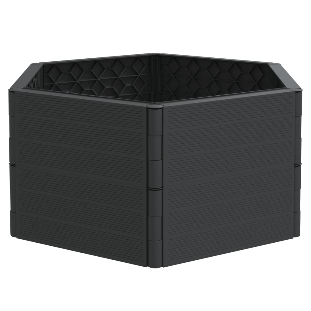 vidaXL Garden Planter Anthracite PP - Everything for Everyone