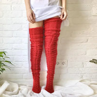Over-the-Knee Knitted Winter Socks - Everything for Everyone