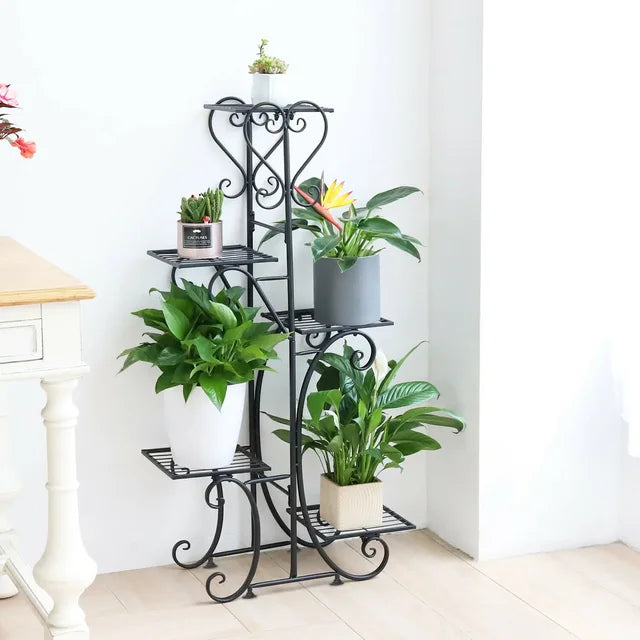 Tall Plant Stand Indoor / Outdoor Iron Planter - Everything for Everyone