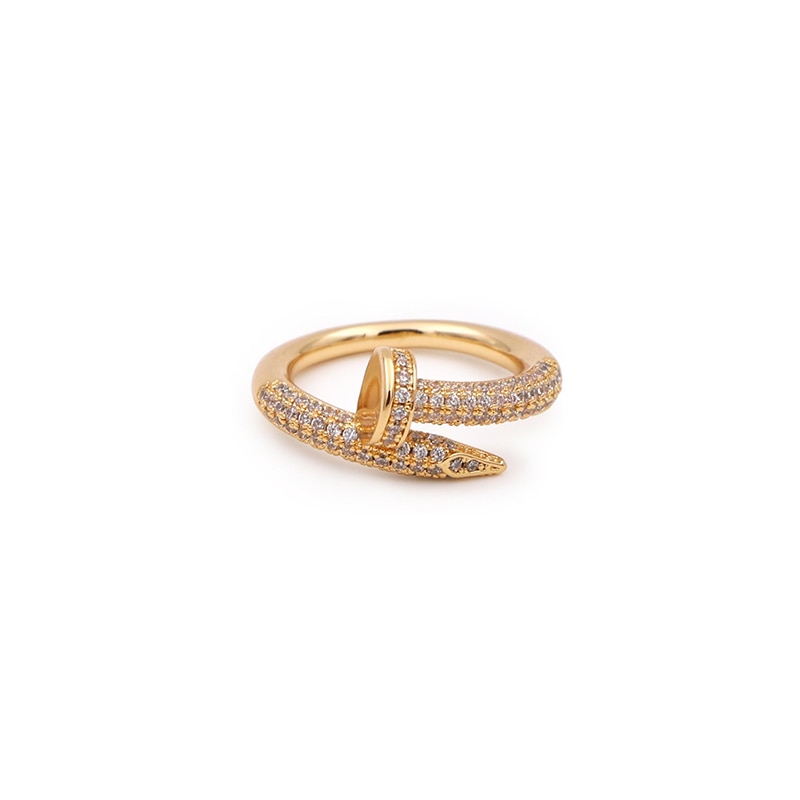 Classic Korean Style Copper Zircon Ring - Everything for Everyone