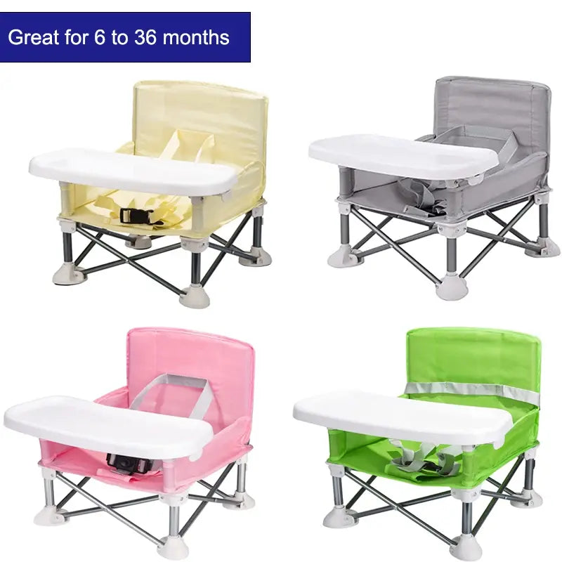 Baby Furniture Supplies Booster Seat Dining Chair Portable Travel Folding Kids With Feeding Chair Outdoor Beach Seat - Everything for Everyone