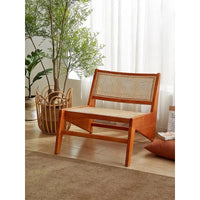 Medieval Style Solid Wood Single Sofa Lazy Man Chair - Everything for Everyone