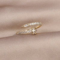Classic Korean Style Copper Zircon Ring - Everything for Everyone