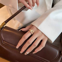 Classic Korean Style Copper Zircon Ring - Everything for Everyone
