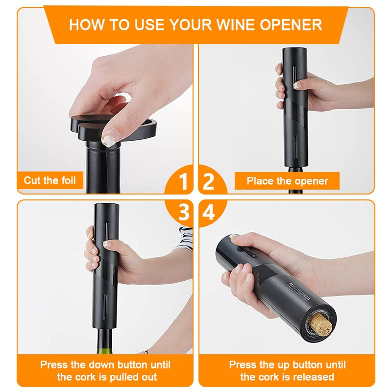 Electric Wine Bottle Opener Kit - Everything for Everyone