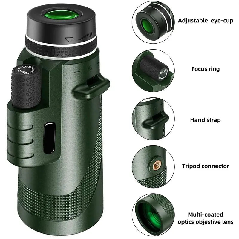 Portable Zoom HD 5000M Telescope Outdoor Travel - Everything for Everyone