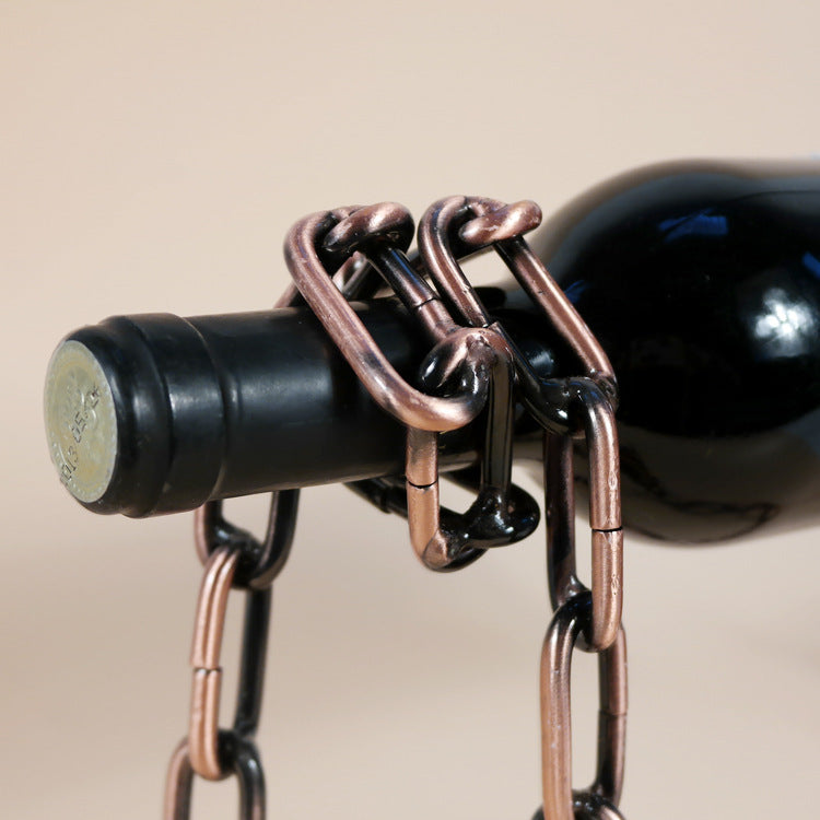 Magic Iron Chain Wine Bottle Holder - Everything for Everyone