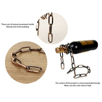 Magic Iron Chain Wine Bottle Holder - Everything for Everyone