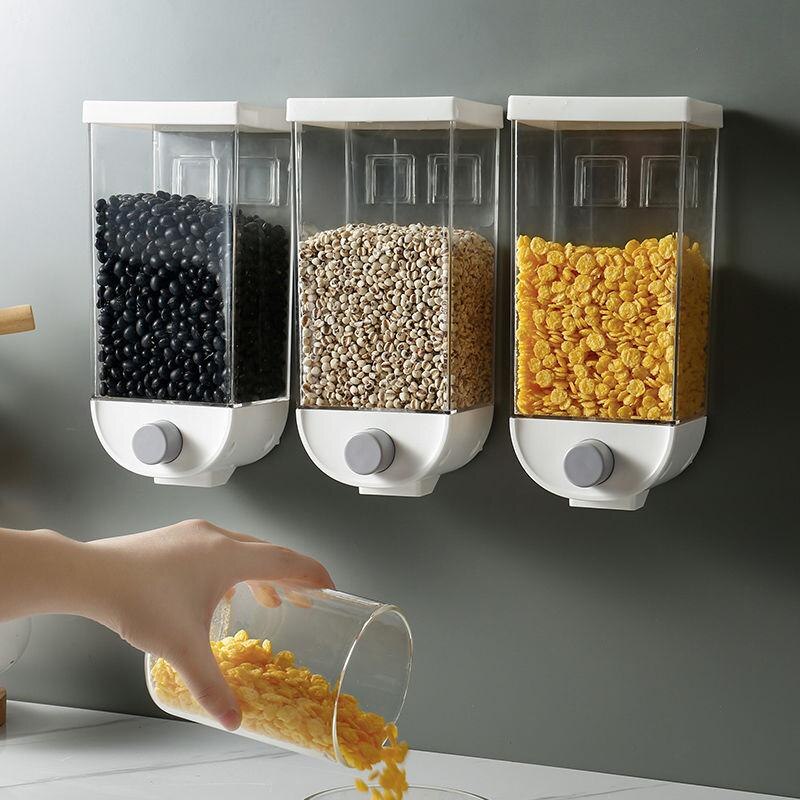 Wall-Mounted Kitchen Multi-Grain Sealed Jars - Everything for Everyone