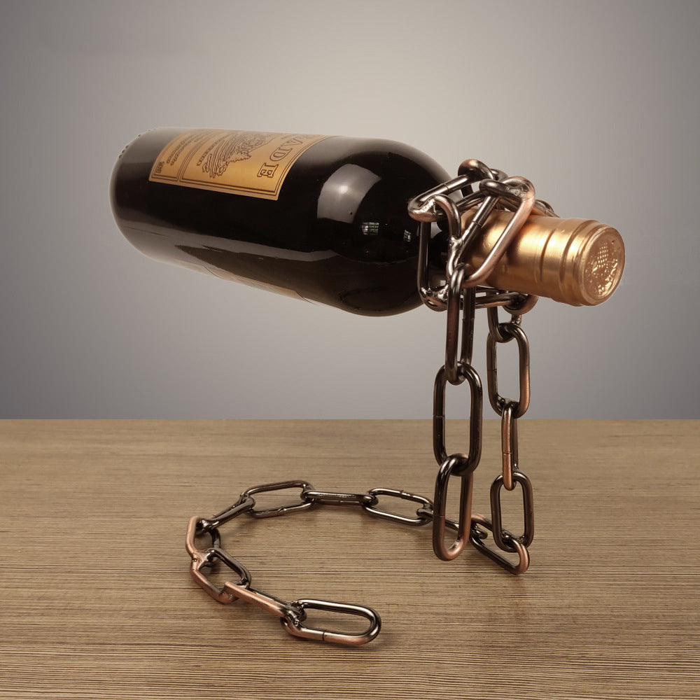 Magic Iron Chain Wine Bottle Holder - Everything for Everyone