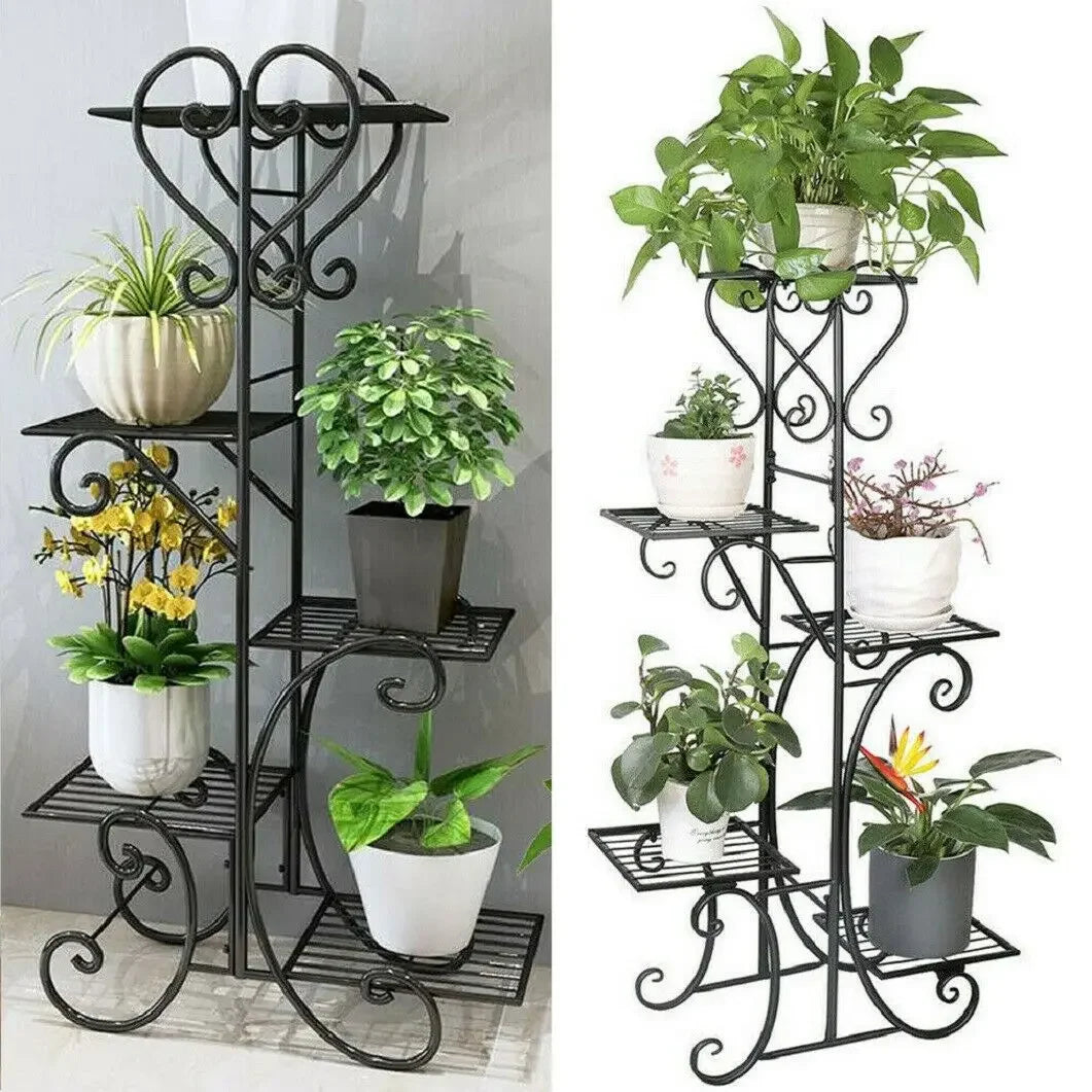 Tall Plant Stand Indoor / Outdoor Iron Planter - Everything for Everyone