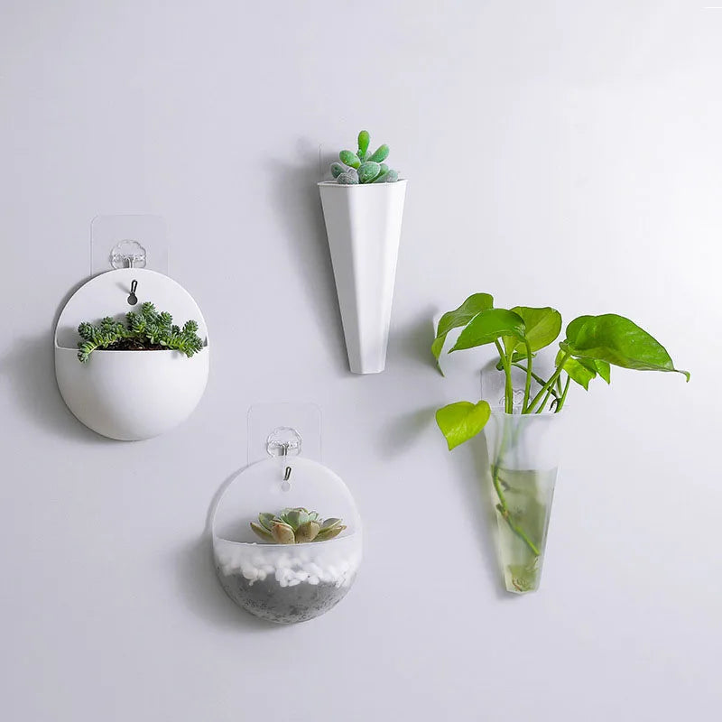 Plastic Hydroponic Wall Mounted Planter Home Garden Decoration - Everything for Everyone