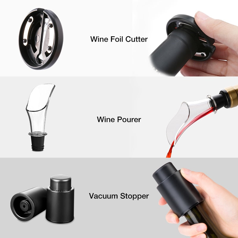 Electric Wine Bottle Opener Kit - Everything for Everyone