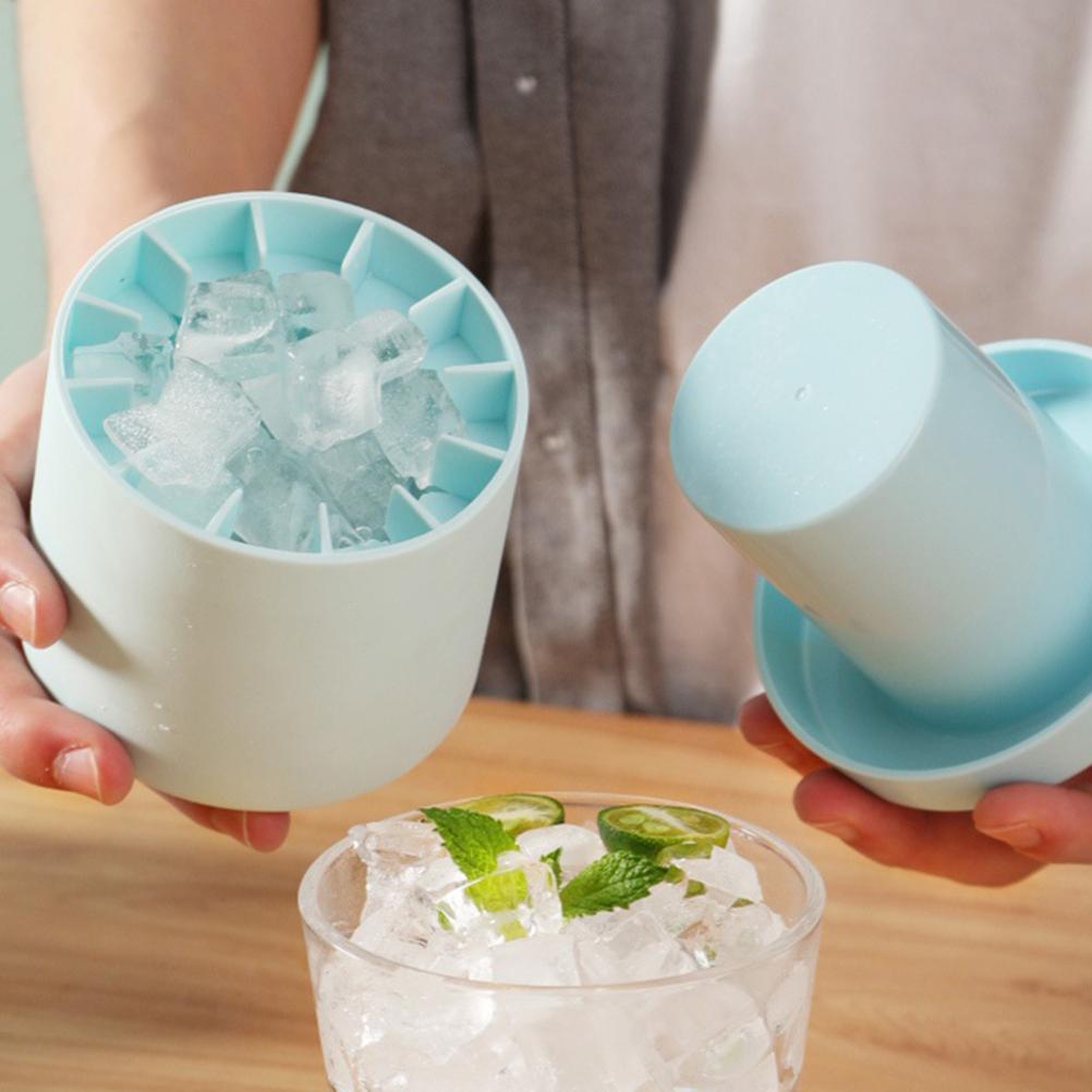 Silicone Cylinder Portable Ice Maker Bucket - Everything for Everyone