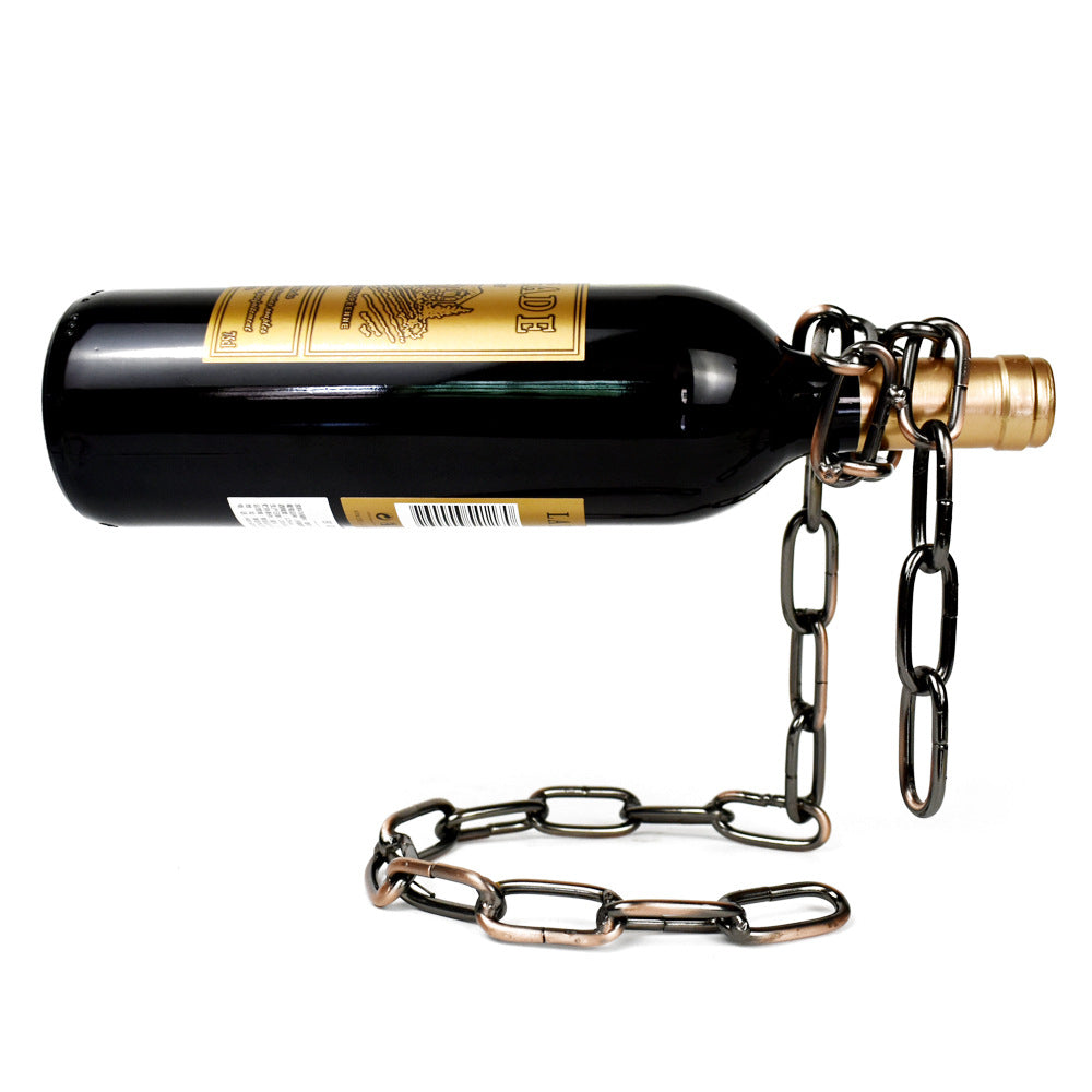 Magic Iron Chain Wine Bottle Holder - Everything for Everyone