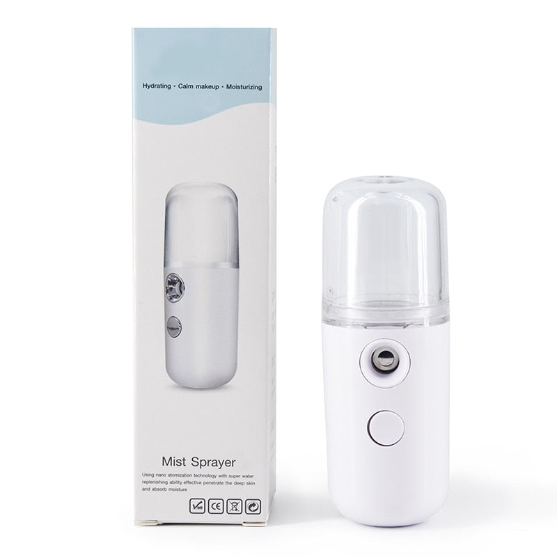 Nano Mist Facial Sprayer Beauty Instrument USB Face Steamer Moisturizing Beauty - Everything for Everyone